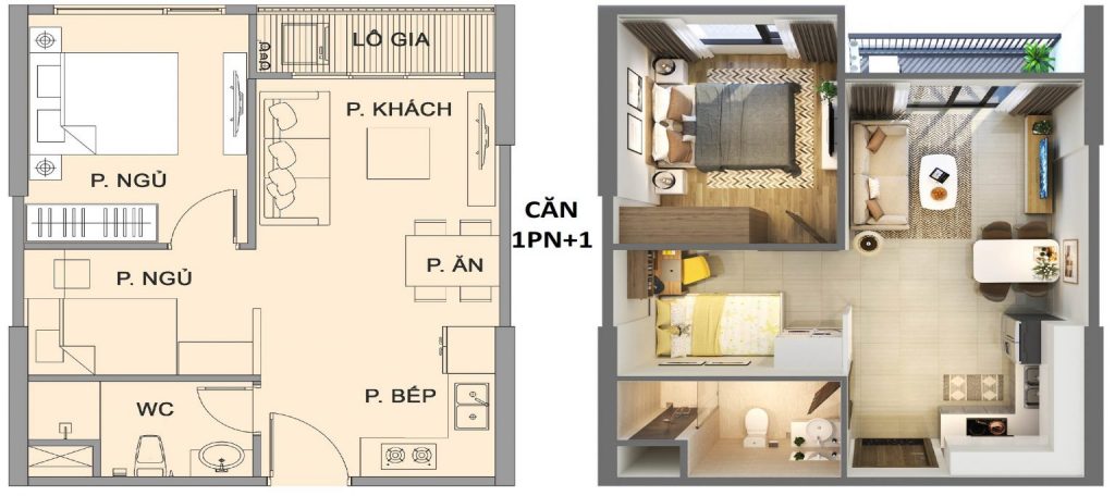 Quy hoạch căn hộ S4.03 Vinhomes Smart City 1PN