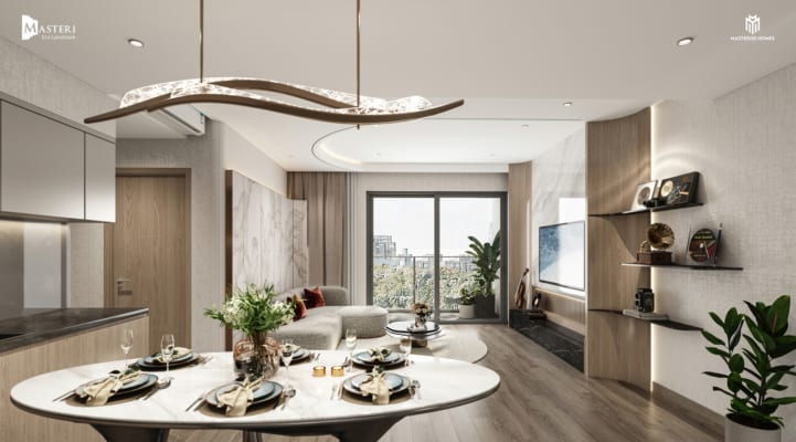 Thiết kế công năng trong phòng hợp lý giúp không gian nhà rộng rãi, thoải mái